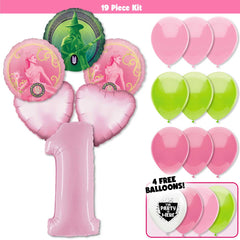 19pc Kit w/ Pastel Pink #1 Balloon