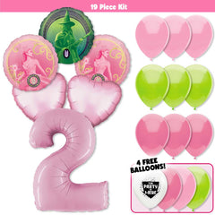 19pc Kit w/ Pastel Pink #2 Balloon