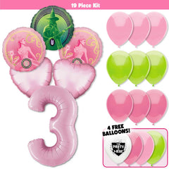 19pc Kit w/ Pastel Pink #3 Balloon