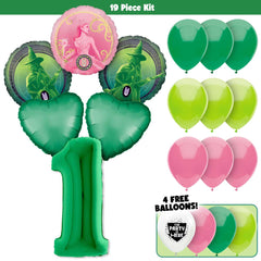 19pc Kit w/ Green #1 Balloon