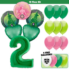 19pc Kit w/ Green #2 Balloon