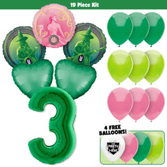 19pc Kit w/ Green #3 Balloon