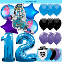 20pc Kit w/ Blue #12 Balloon