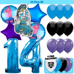 20pc Kit w/ Blue #14 Balloon