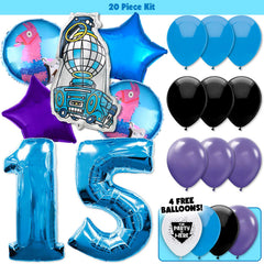 20pc Kit w/ Blue #15 Balloon