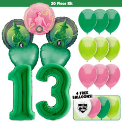 20pc Kit w/ Green #13 Balloon