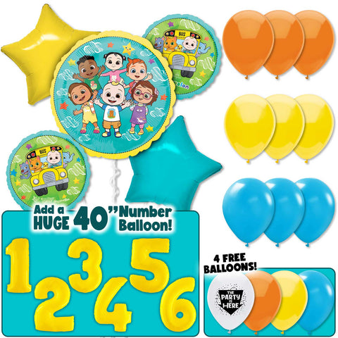 Cocomelon Pre-School Playtime Party Balloon Kit