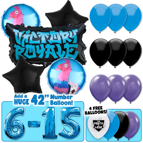 Fortnite Gaming Victory Royal Deluxe Balloon Bouquet
