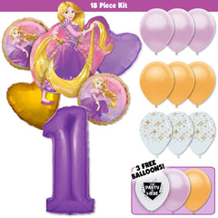 Rapunzel Tangled Deluxe Balloon Bouquet