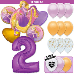Rapunzel Tangled Deluxe Balloon Bouquet