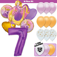 Rapunzel Tangled Deluxe Balloon Bouquet