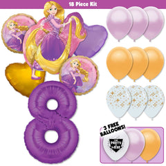 Rapunzel Tangled Deluxe Balloon Bouquet
