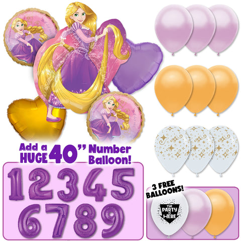 Rapunzel Tangled Deluxe Balloon Bouquet