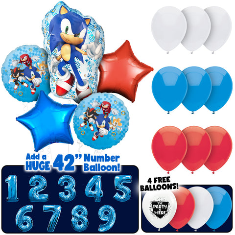 Sonic the Hedgehog Deluxe Balloon Bouquet Kit