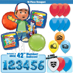 Handy Manny Birthday Deluxe Balloon Bouquet