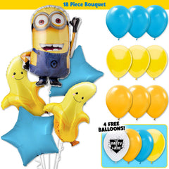 Minions Banana-rama Deluxe Balloon Bouquet