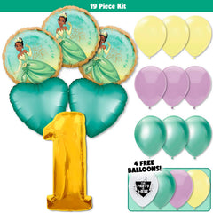 19pc Kit w/ Gold #1 Balloon
