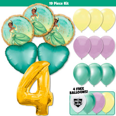 19pc Kit w/ Gold #4 Balloon