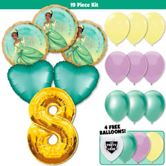 19pc Kit w/ Gold #8 Balloon