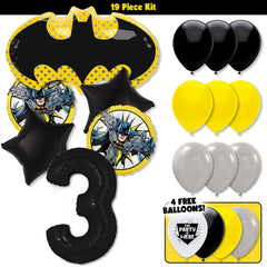 19pc Kit w/ Black #3 Balloon