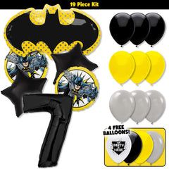 19pc Kit w/ Black #7 Balloon