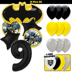 19pc Kit w/ Black #9 Balloon