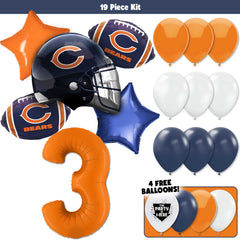 19pc Kit w/ Orange #3 Balloon