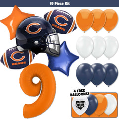 19pc Kit w/ Orange #9 Balloon - Jim McMahon