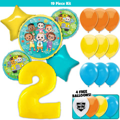 19pc Kit w/ Yellow #2 Balloon