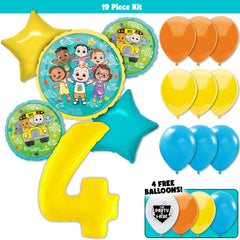 19pc Kit w/ Yellow #4 Balloon