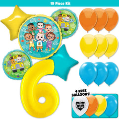 19pc Kit w/ Yellow #6 Balloon