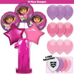 19pc Kit w/ Hot Pink #1 Balloon