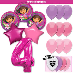 19pc Kit w/ Hot Pink #4 Balloon