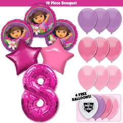 19pc Kit w/ Hot Pink #8 Balloon