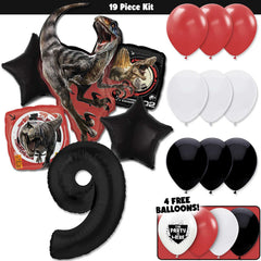 19pc Kit w/ Black #9 Balloon
