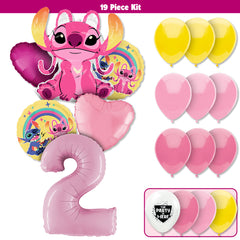 19pc Kit w/ Pastel Pink #2 Balloon