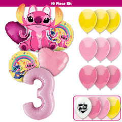 19pc Kit w/ Pastel Pink #3 Balloon