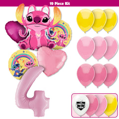 19pc Kit w/ Pastel Pink #4 Balloon