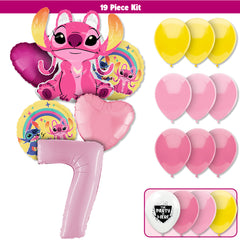 19pc Kit w/ Pastel Pink #7 Balloon