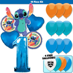 19pc Kit w/ Blue #1 Balloon