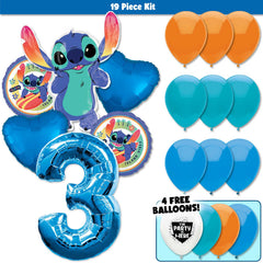 19pc Kit w/ Blue #3 Balloon