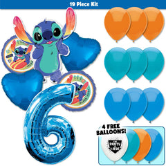 19pc Kit w/ Blue #6 Balloon