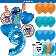19pc Kit w/ Blue #9 Balloon