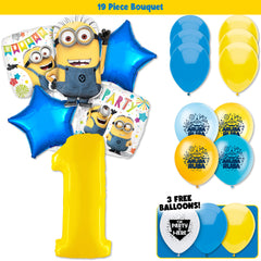 19pc Kit w/ Yellow #1 Balloon