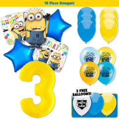 19pc Kit w/ Yellow #3 Balloon