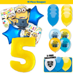 19pc Kit w/ Yellow #5 Balloon