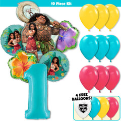 19pc Kit w/ Sky Blue #1 Balloon