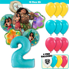 19pc Kit w/ Sky Blue #2 Balloon