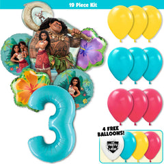 19pc Kit w/ Sky Blue #3 Balloon