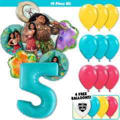 19pc Kit w/ Sky Blue #5 Balloon